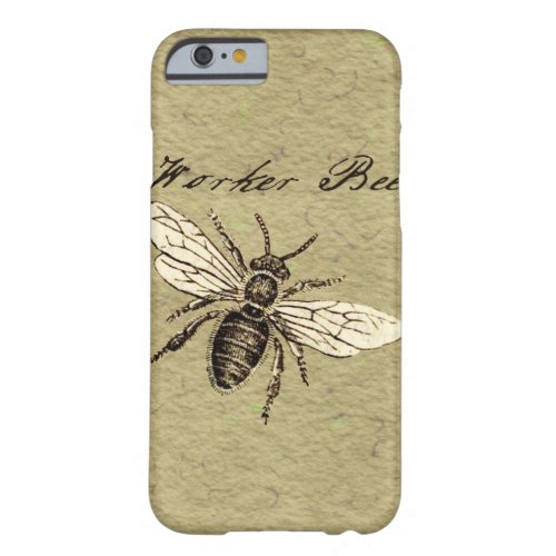 Worker Bee Insect Illustration Barely There iPhone 6 Case