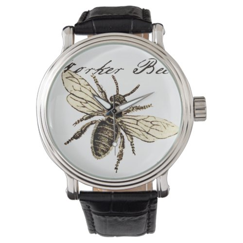 Worker Bee Insect Illustration Watch
