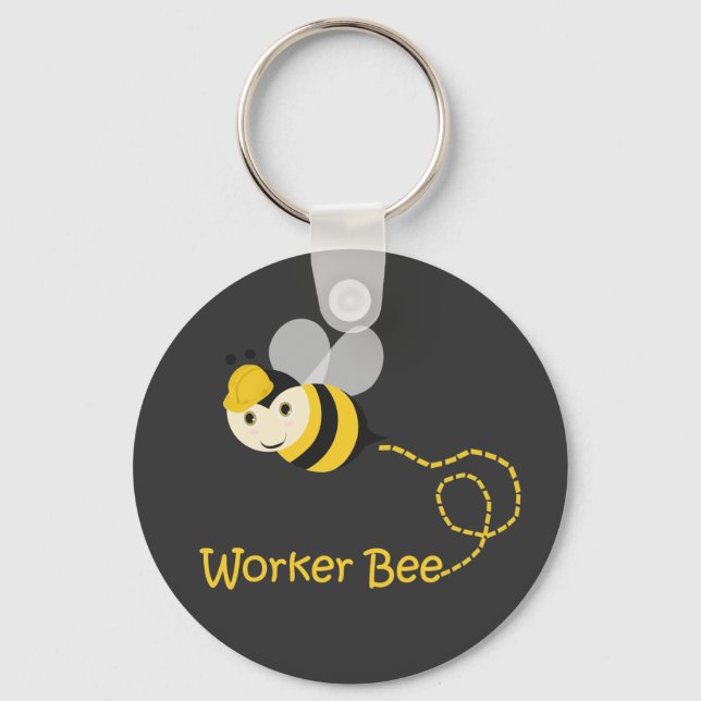Worker Bee Keychain (Front)