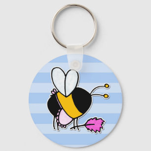 worker bee - maid keychain