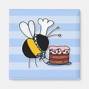 worker bee - pastry chef magnet