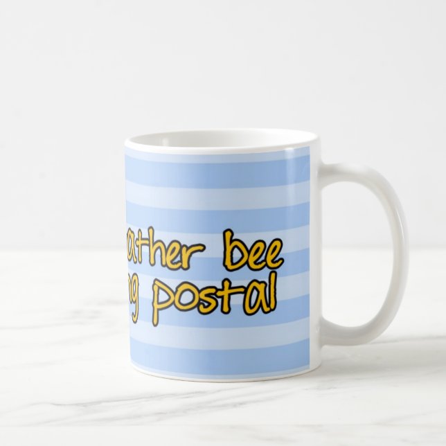 worker bee - postal worker coffee mug (Right)