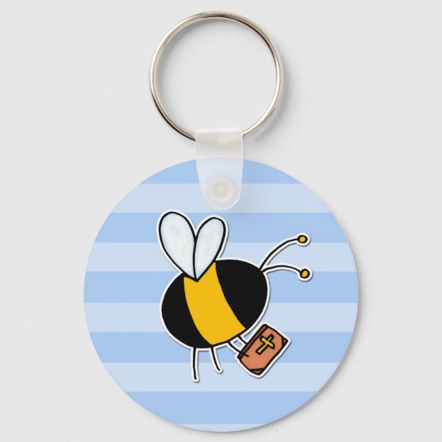 worker bee - preacher keychain (Front)