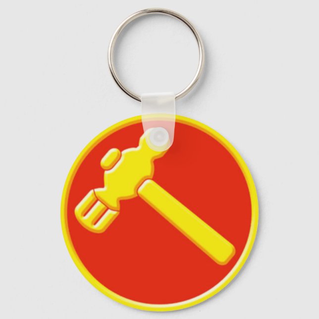 worker party keychain logo (Front)