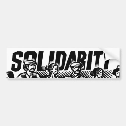 Worker Solidarity Bumper Sticker