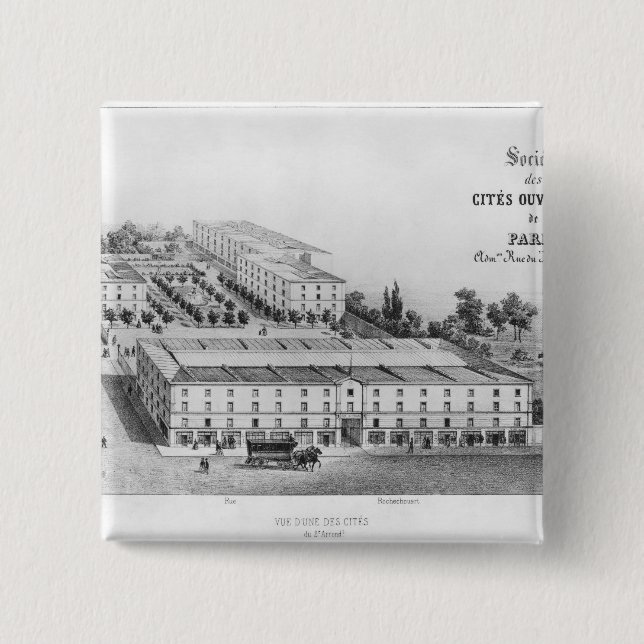 Workers' housing estate button (Front)