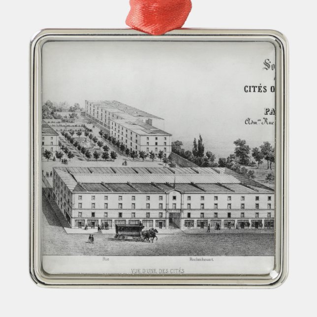 Workers' housing estate metal ornament (Front)