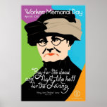 Workers Memorial Day Poster Vintage