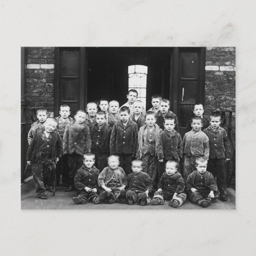 Workhouse Children Postcard