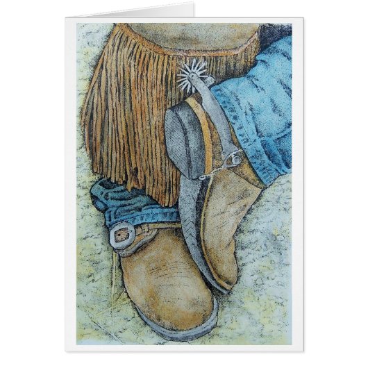 workin' boots cards (Front)