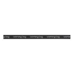 Working Dog Black & White Grosgrain Ribbon