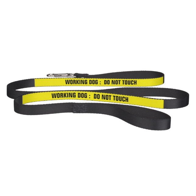 WORKING DOG DO NOT TOUCH Collar Pet Leash (Full)