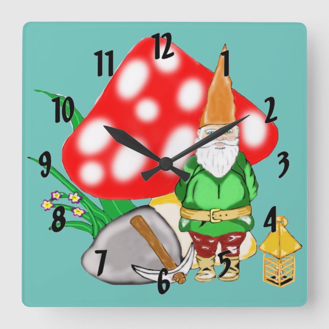 Working Fantasy Gnome Clock (Front)