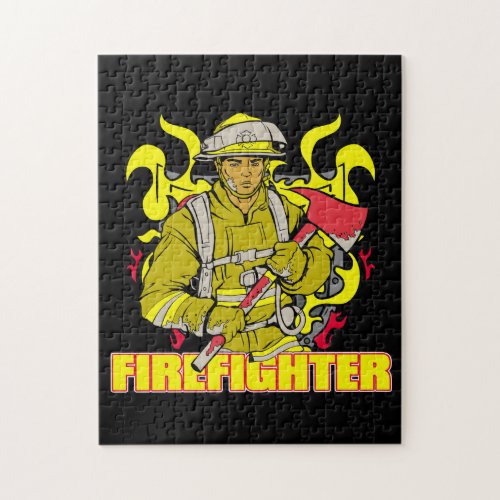 Working Firefighter Jigsaw Puzzle