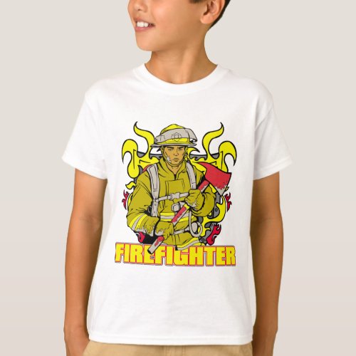 Working Firefighter T_Shirt