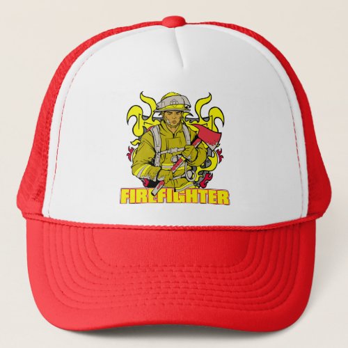 Working Firefighter Trucker Hat