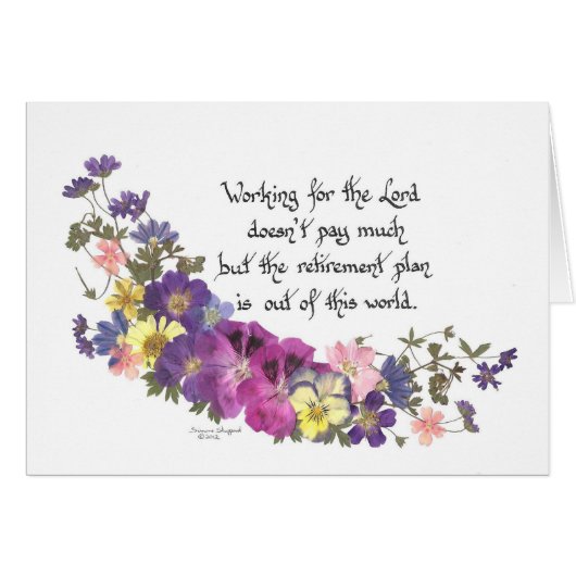 Working for the Lord Cards (Front Horizontal)