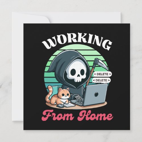 Working From Home _ Cute Reaper
