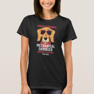 Working From Home Mechanical Engineer Machine Engi T-Shirt