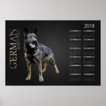 Working German Shepherd Dog  - GSD Calendar 2018