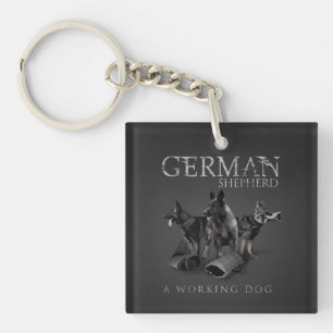 Working German Shepherd Dog - GSD Keychain