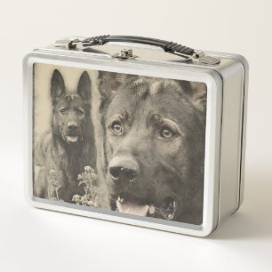 Working German Shepherd Dog - GSD Metal Lunch Box
