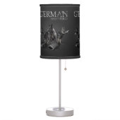 Working German Shepherd Dog  - GSD Table Lamp (Left)