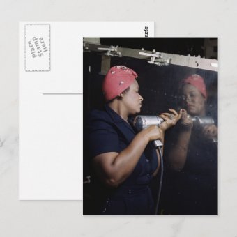 Working in the Factory Postcard | Zazzle