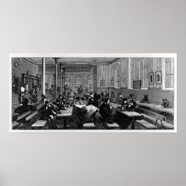 Working man's coffee shop poster (Front)