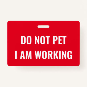 Working Medical Equipment Badge