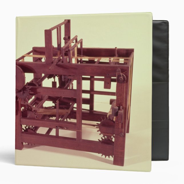 Working model of a loom binder (Front/Inside)