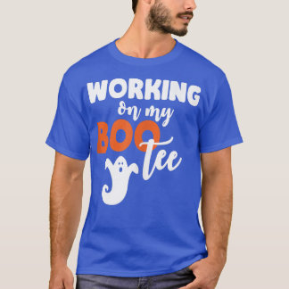 Working On My Bootee Halloween Booty Glutes Gift P T-Shirt