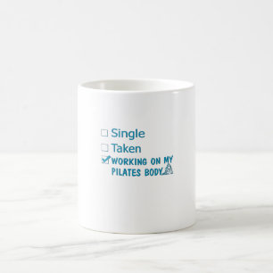 Working on my pilates body coffee mug