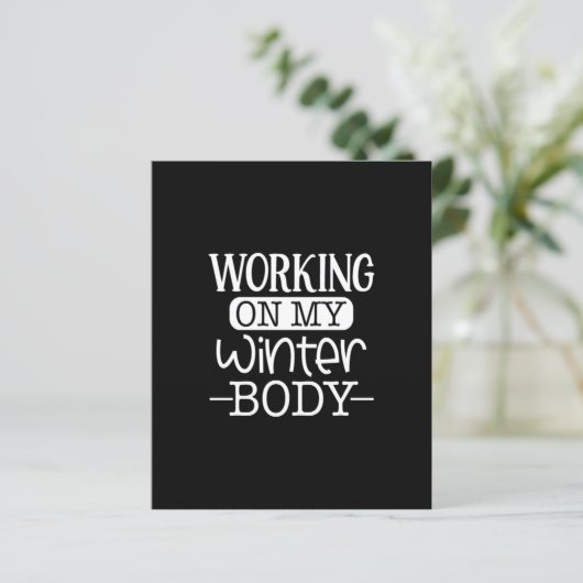 working on my winter body (Standing Front)