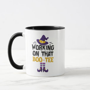 Working on that Boo tee Funny Spooky Halloween Mug