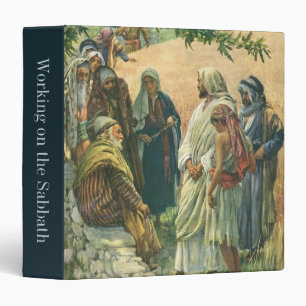 Working on the Sabbath, Vintage Religion 3 Ring Binder