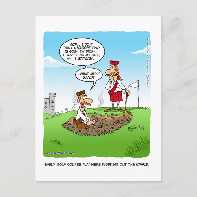 Working out kinks postcard (Front)