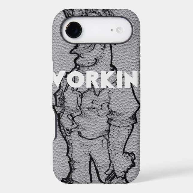 Working Overtime Case-Mate iPhone Case (Back)