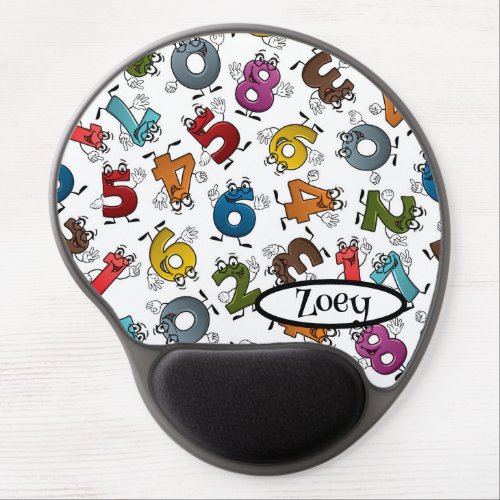 Working With Numbers Gel Mouse Pad