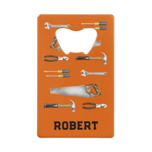 Workman Hand Tools Credit Card Bottle Opener