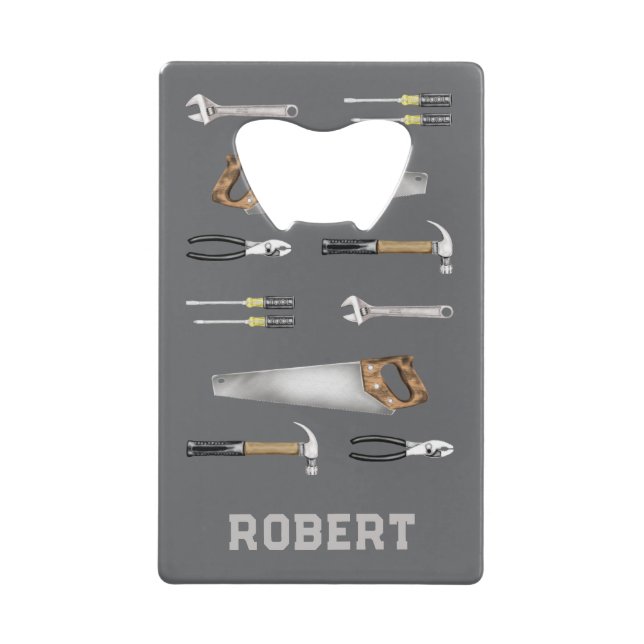 Workman Hand Tools  Credit Card Bottle Opener (Front)