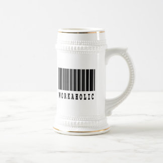 workoholic beer stein