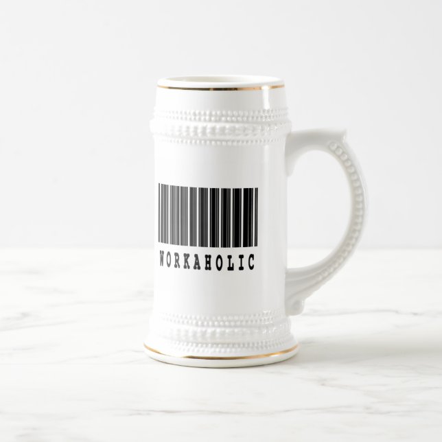 workoholic beer stein (Right)
