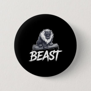 Workout Beast Gym Bodybuilding Training Fitness Me Button