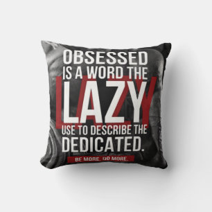 Workout "Body building" Gym Motivational Throw Pillow