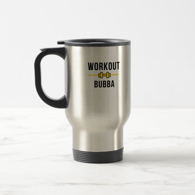 Workout bubba travel mug (Left)