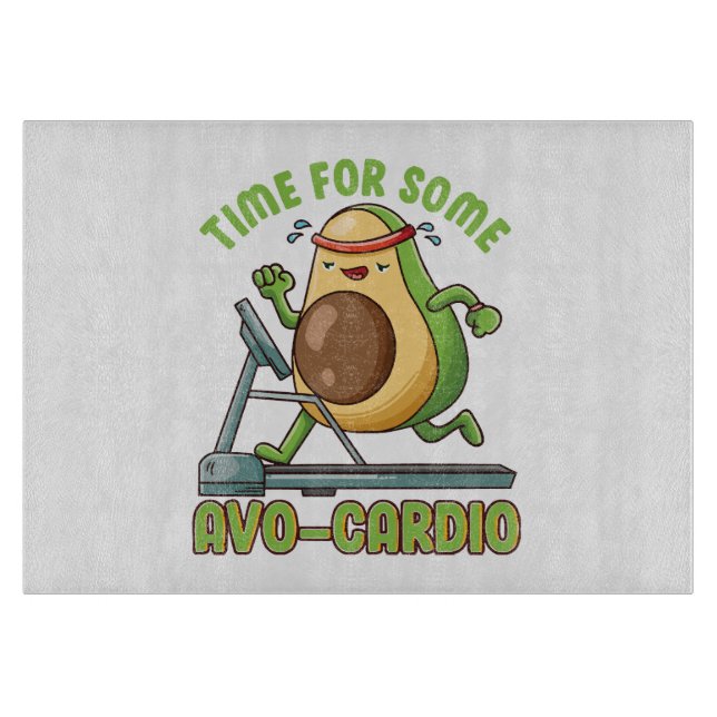 Workout Exercise Funny Humor Sayings Quotes Cutting Board (Front)