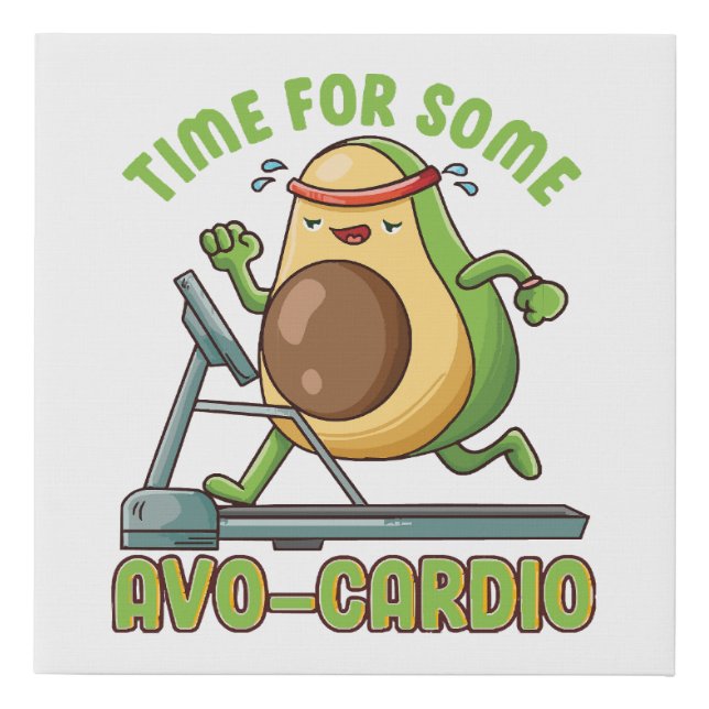 Workout Exercise Funny Humor Sayings Quotes Faux Canvas Print (Front)