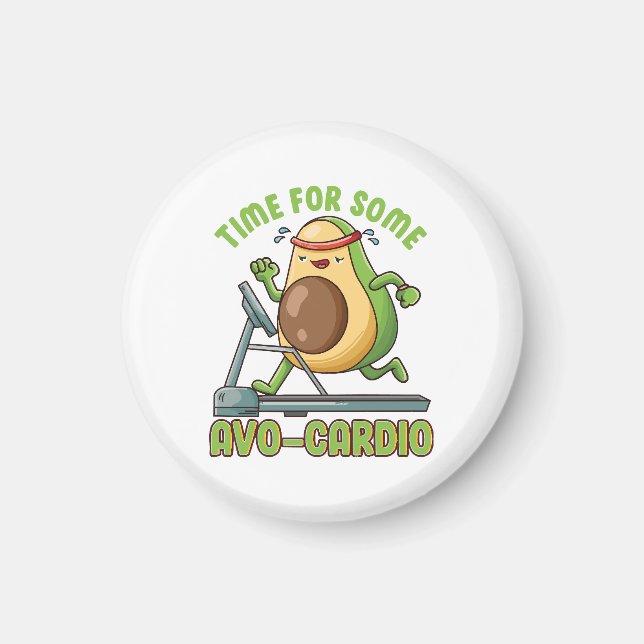 Workout Exercise Funny Humor Sayings Quotes Magnet (Front)