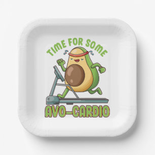 Workout Exercise Funny Humor Sayings Quotes Paper Plates